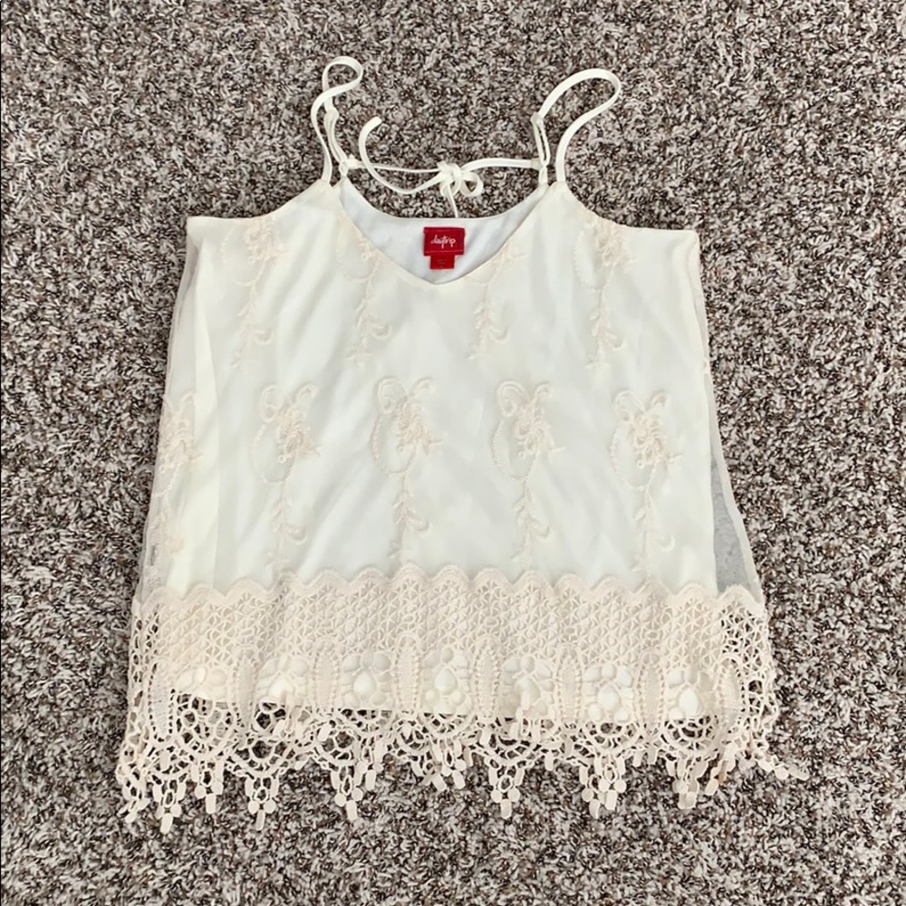 Lace tank top
